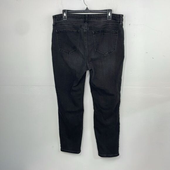 NYDJ Alina Legging Lift Tuck Technology Black Jeans size 12 - Picture 4 of 11